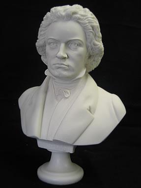 FABULOUS BEETHOVEN BUST SCULPTURE STATUE